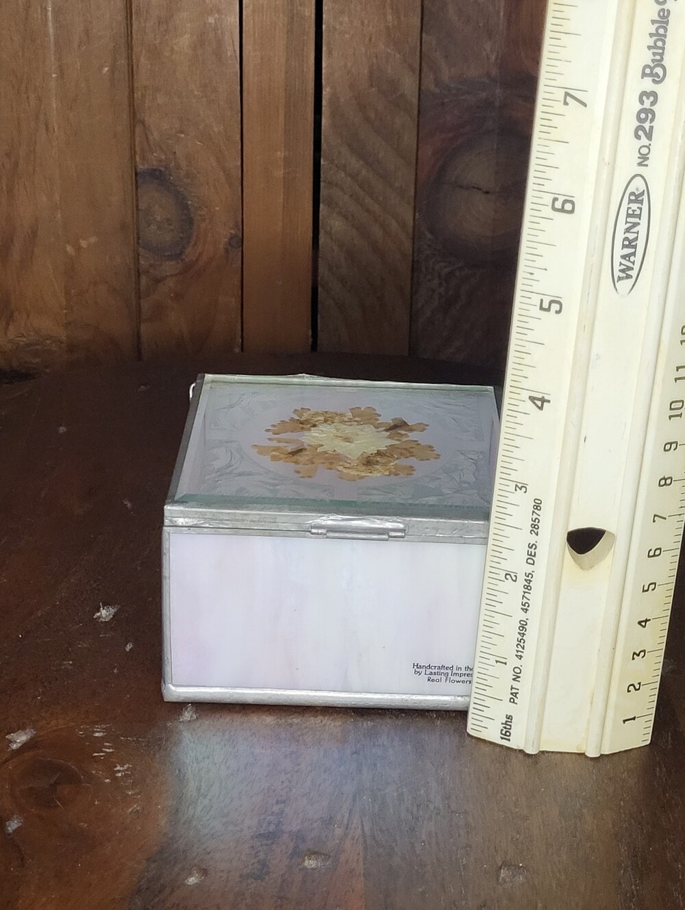 Purple Stained Glass Trinket Box - Picture 10 of 17